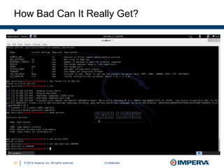© 2014 Imperva, Inc. All rights reserved.
How Bad Can It Really Get?
Confidential26
 