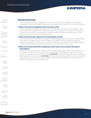 The Business Case for Data Security | PDF