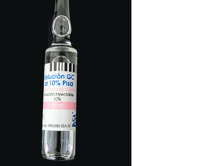 El plasma rico en
plaquetas se activa con
gluconato de calcio para
desencadenar la cascada
de coagulación.
 