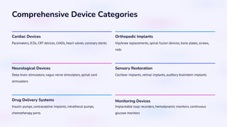 Advanced Implantable Medical Devices for Patients. | PDF