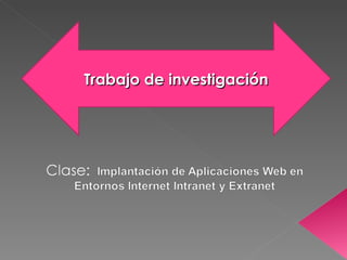 Trabajo de investigación 