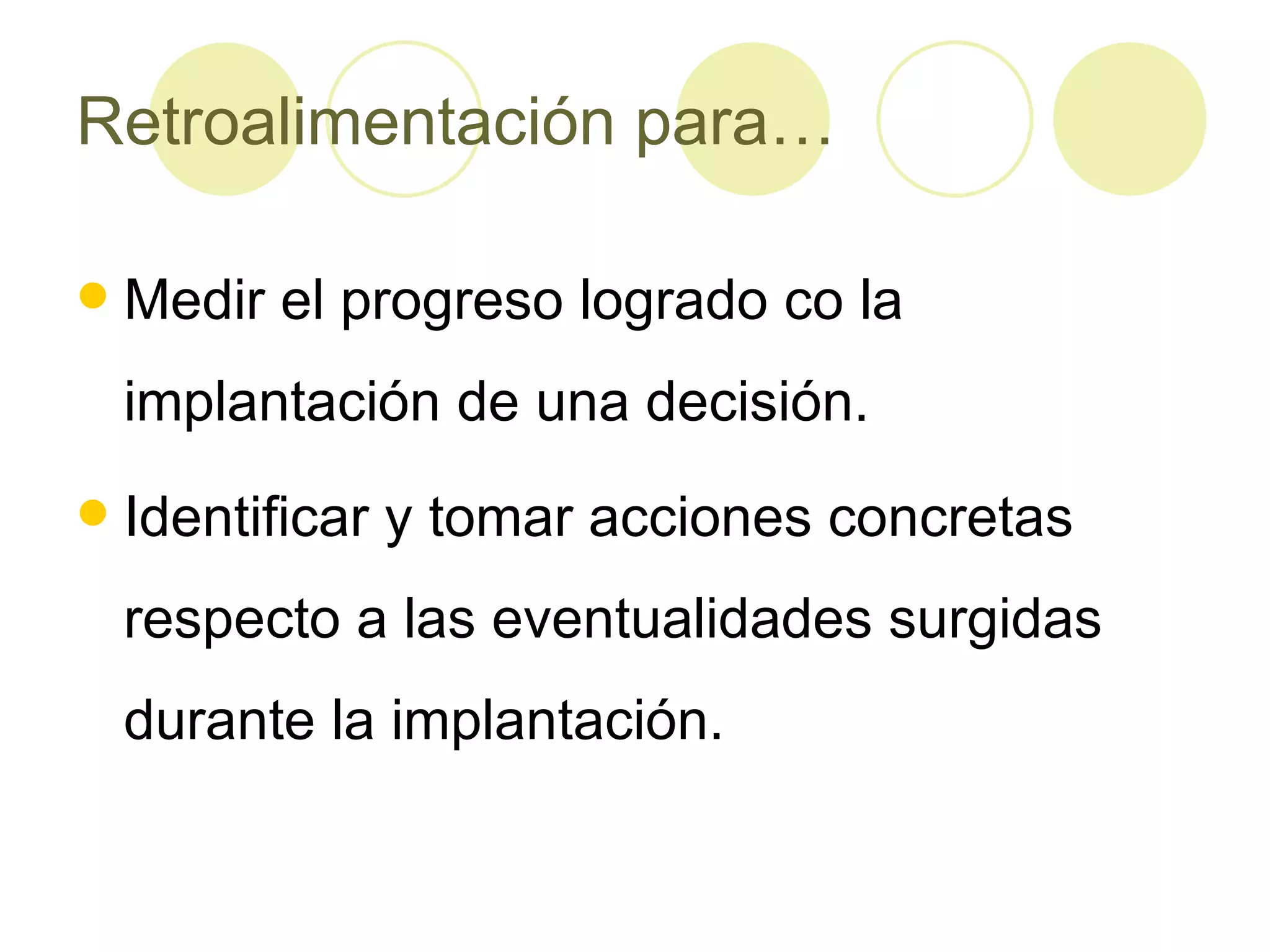 Control en la Toma de Decisiones | PPT