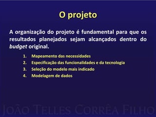 As alternativas disponíveisNormalmente as indicações para cada um destes modelos têm a configuração abaixo: