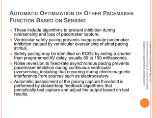 Pacemaker For Algorithm fundamentals of pacemaker | PPTX