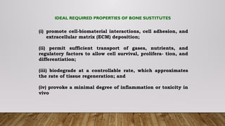Comprehensive Overview of Bone Substitutes in Implant Dentistry | PPTX