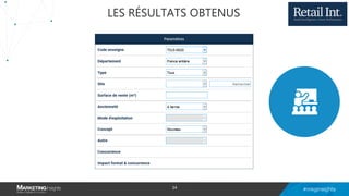 LES RÉSULTATS OBTENUS
34
 