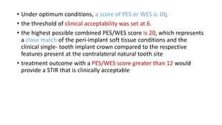 Tooth Pes implant in esthetic zone ppt.pptx