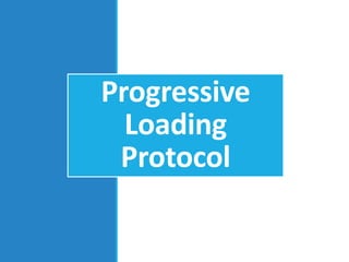 Progressive
Loading
Protocol
 