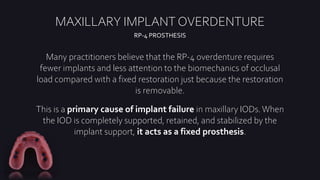 Maxillary Rp IMPLANT OVERDENTURES BEY NURIL.pptx