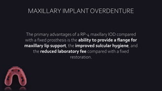 Maxillary Rp IMPLANT OVERDENTURES BEY NURIL.pptx