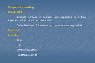 Gradual Loading Protocol IMPLANTS-Biomechanics.ppt