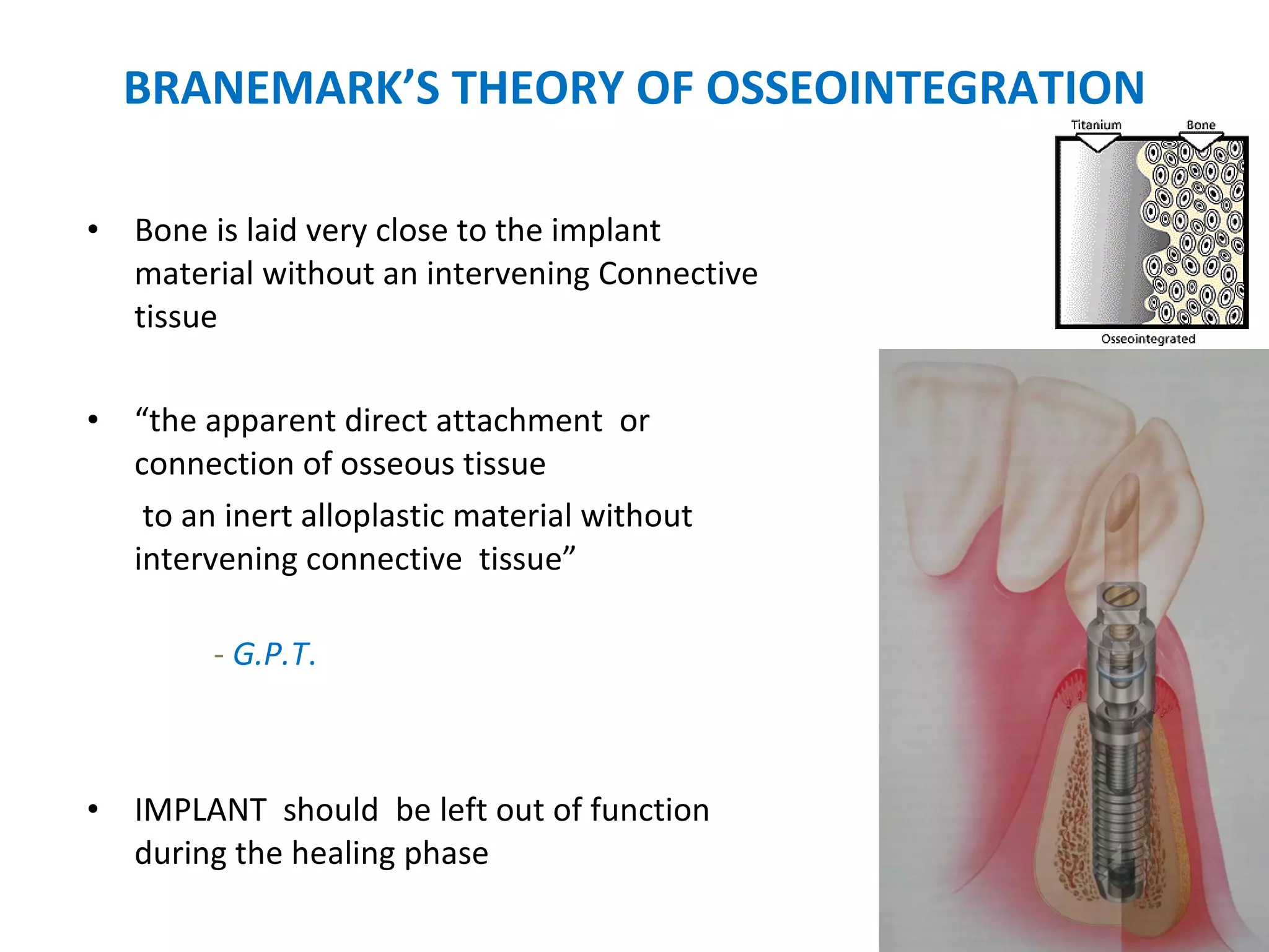 Implants the future of prosthodontics | PPT