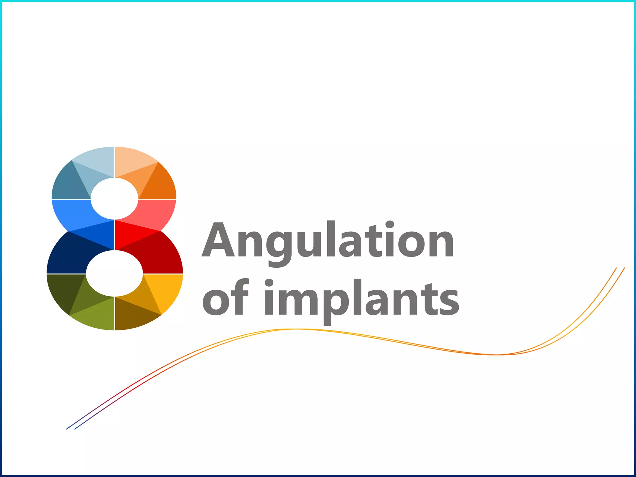 Angulation
of implants
 