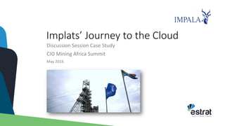 Implats Cloud Journey | PDF