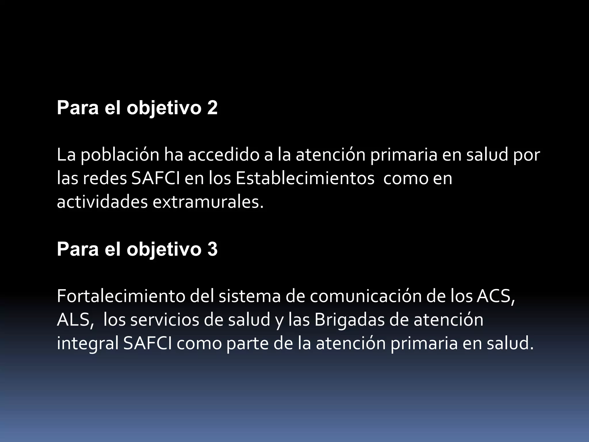 Implementación de la atencion primaria en salud como | PPT