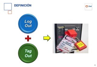 Implementacion de lock out y tag out en centrales hidroelectricas | PPTX