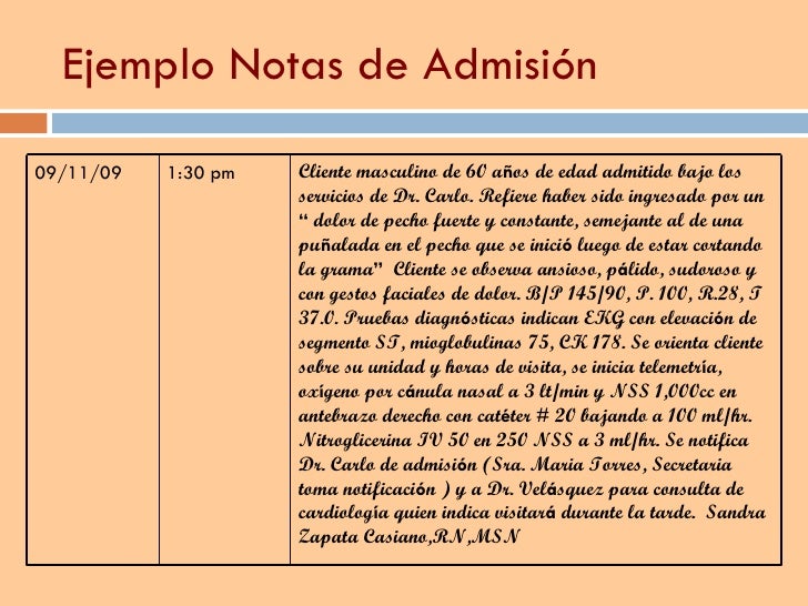 Resultado de imagen para notas de enfermeria