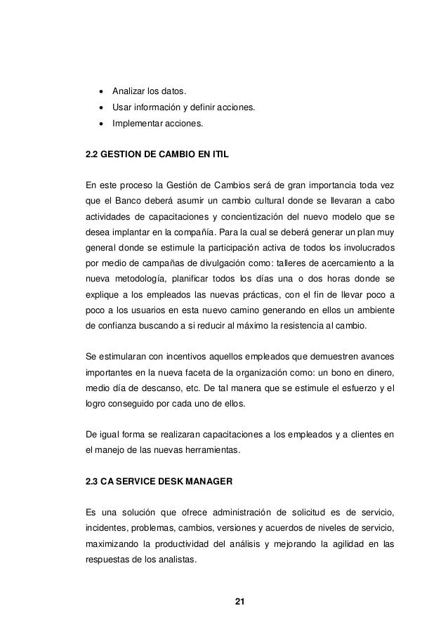 Implementacion De Flujos De Trabajo Para El Cambio Estandar En Un Are