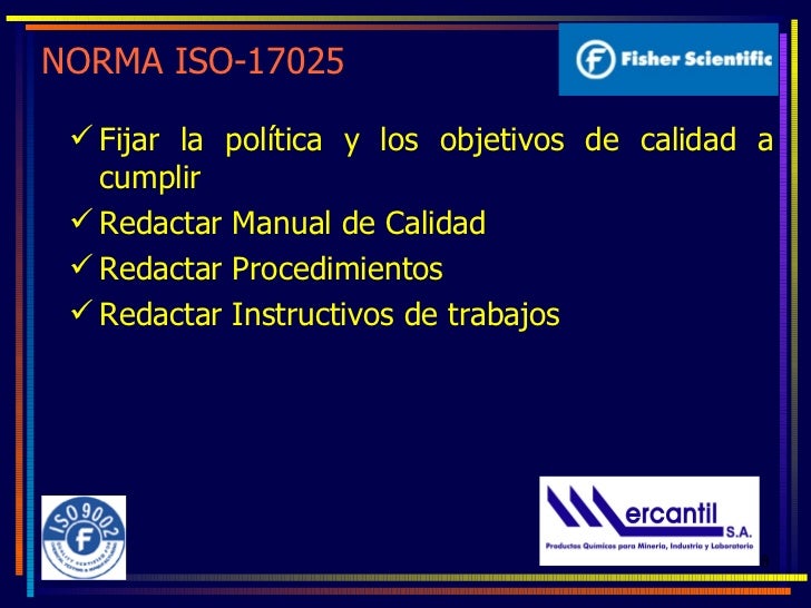 Implementacion De Un Sistema De Calidad N Ch Iso 17025