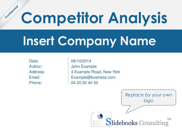 competitor analysis template by ex mckinsey consultants competitor analysis