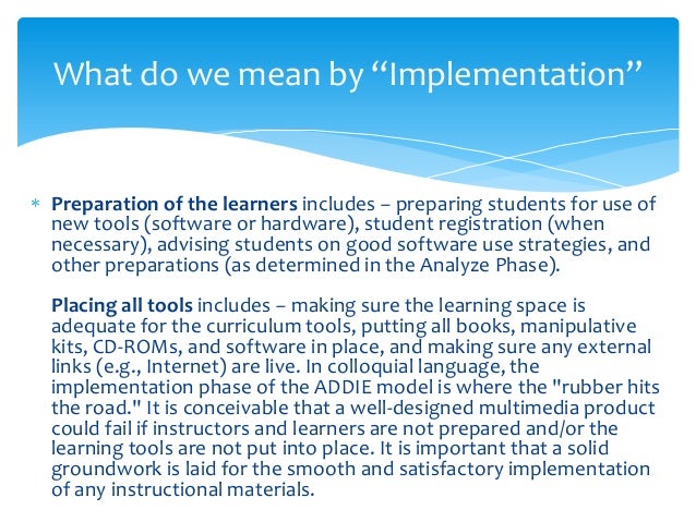 Implementing Meaning