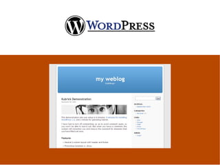 Implementando blogs usando Wordpress