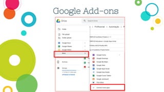 Google Add-ons
 