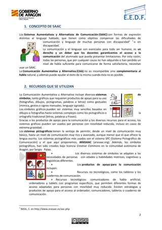 SAAC en el aula. Presentación para implementar los Sistemas ...