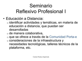 Implementar Desarrollando La Comunidad Porta E