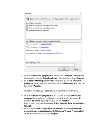 Implementar windows de cliente con windows server update services | PDF