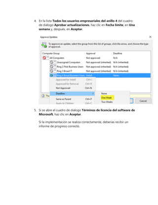 Implementar windows de cliente con windows server update services | PDF