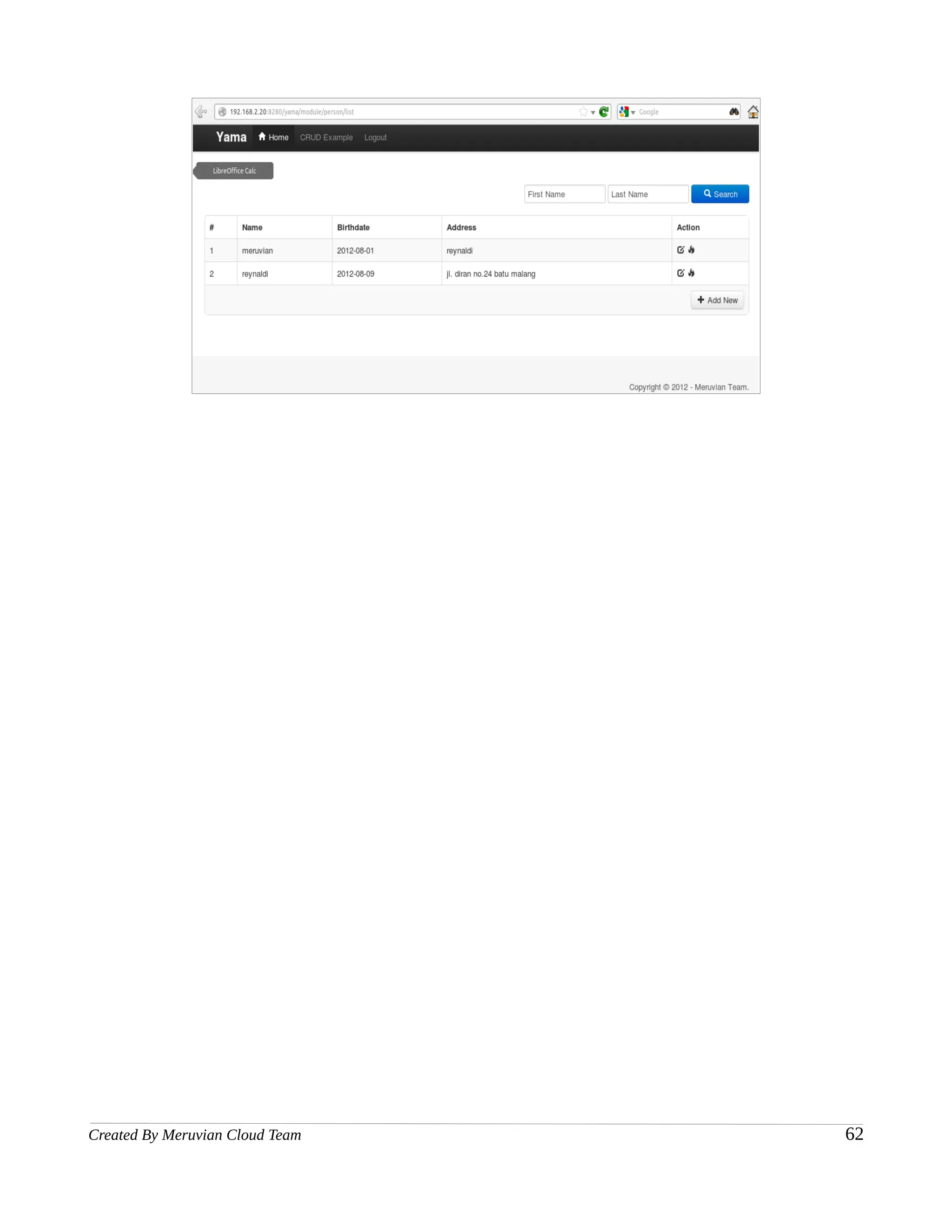 Created By Meruvian Cloud Team   62
 