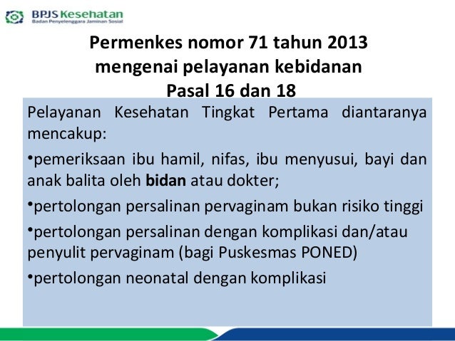 Implementasi Bidan Sebagai Jejaring dari Faskes Tingkat 