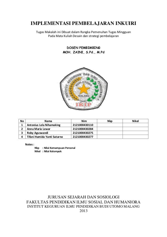 Makalah Strategi Pembelajaran Anak Usia Dini - Cara Mengajarku