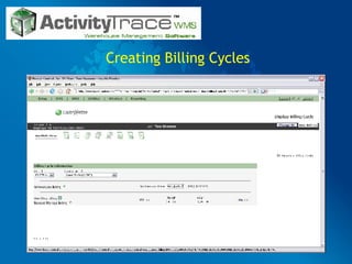 Creating Billing Cycles 
