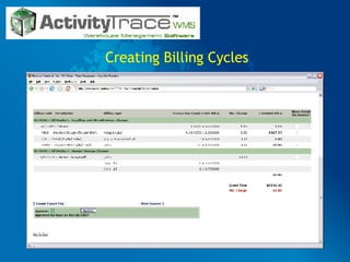 Creating Billing Cycles 