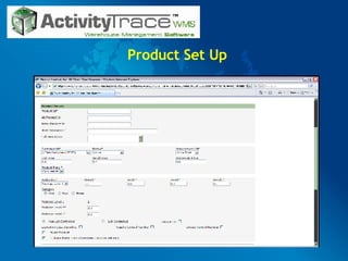Product Set Up 