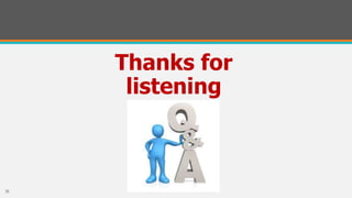 30
Thanks for
listening
 
