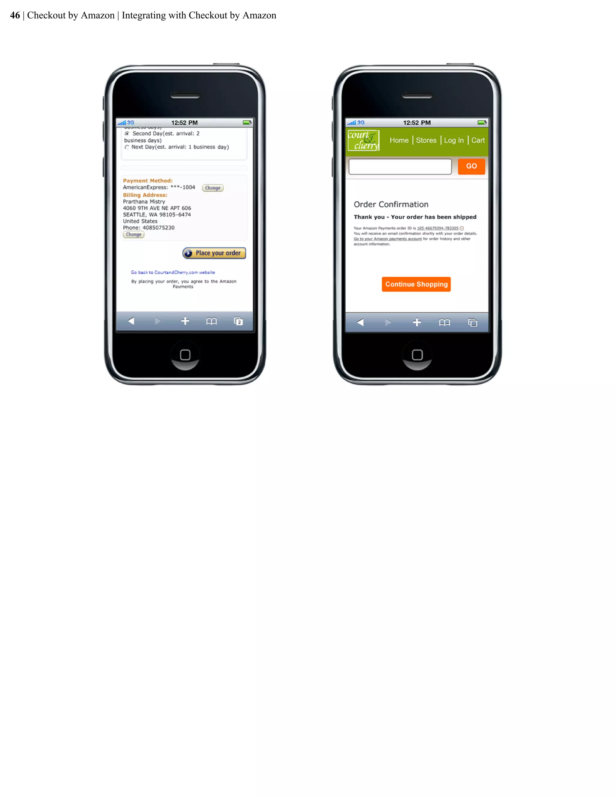 46 | Checkout by Amazon | Integrating with Checkout by Amazon
 