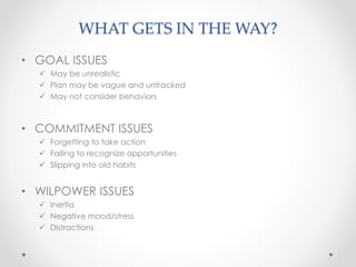 Implementation intentions | PPTX