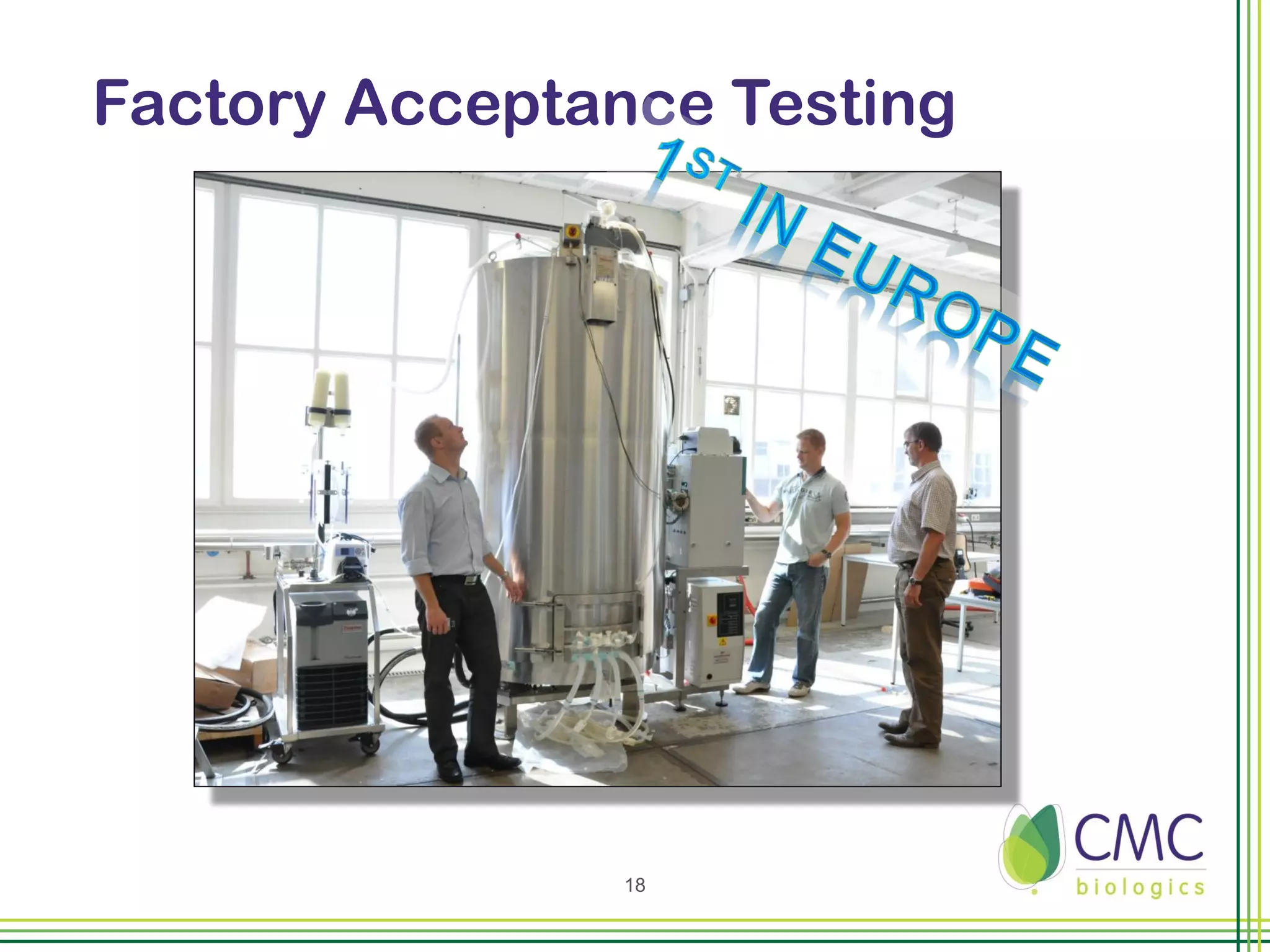 Factory Acceptance Testing




               18
 