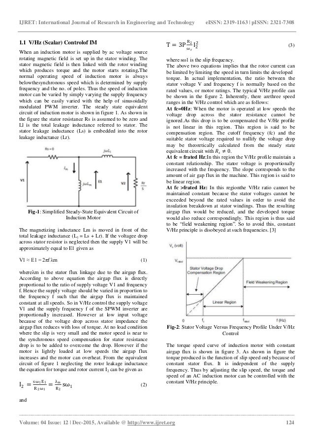 Implementation of ac induction motor control using constant vhz princ…