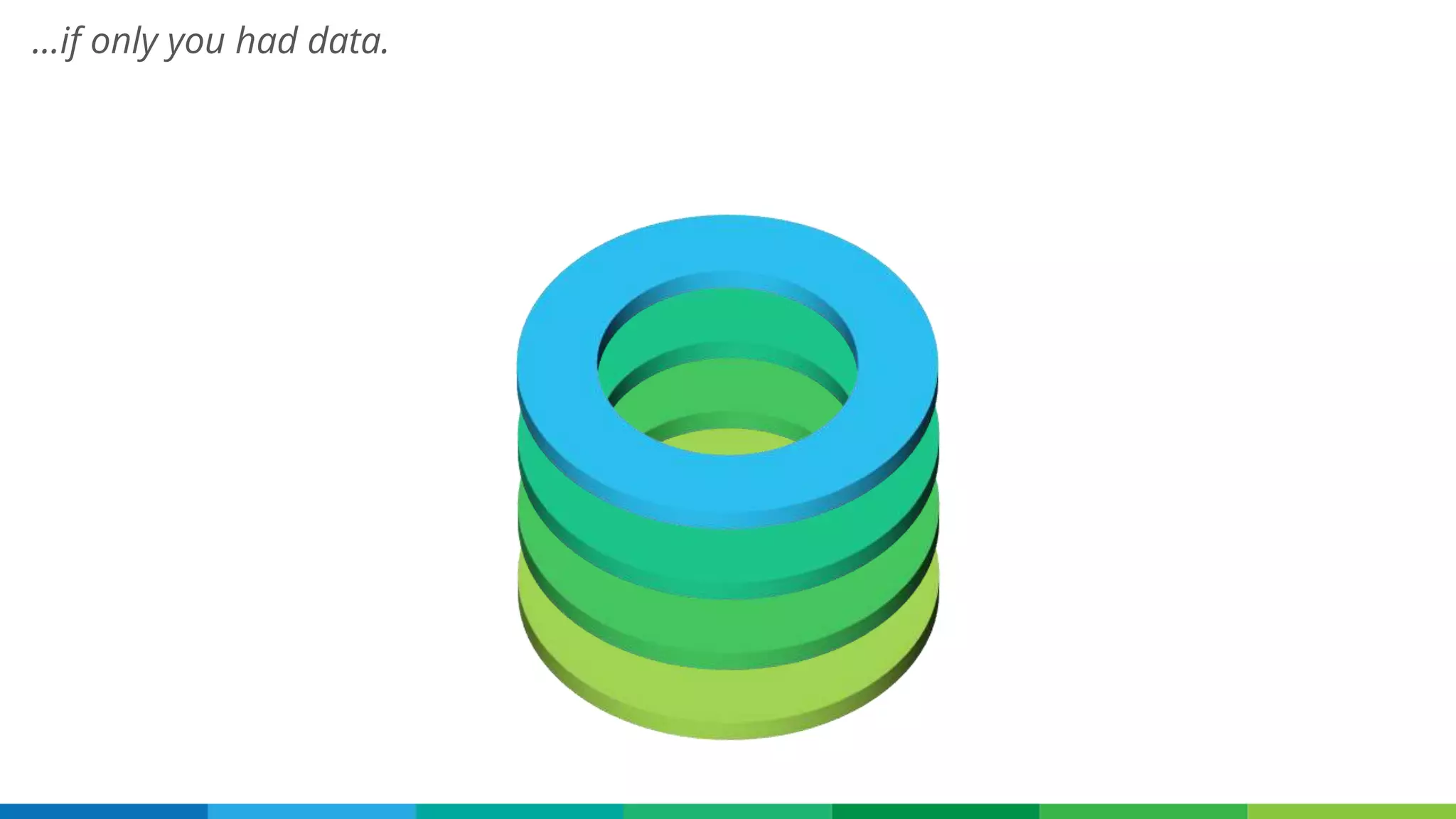 …if only you had data.
 