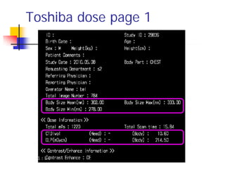 Toshiba dose page 1
 