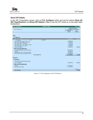 Cst Verification Example Implementation Of CST - Tally ERP | PDF