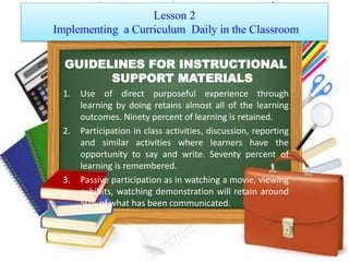 Implement Lessons Implementation of curriculum | PPTX