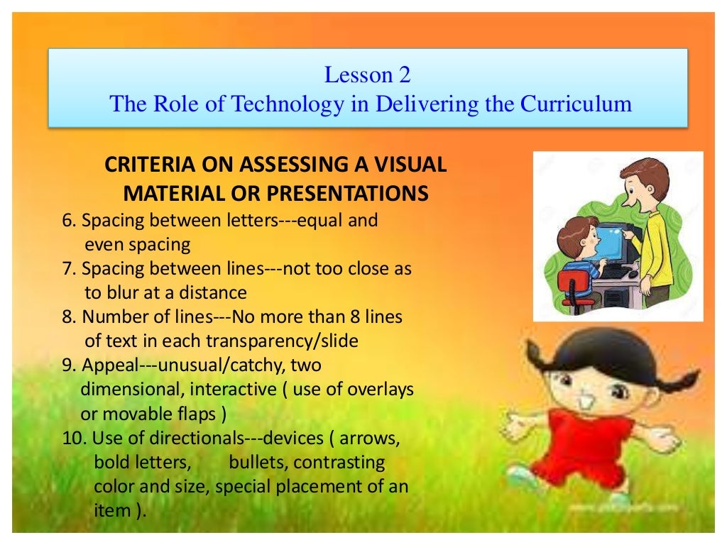 Implementation of curriculum