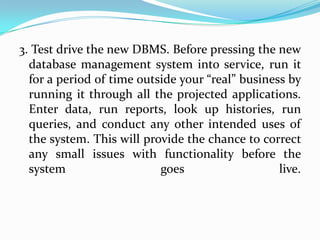 Implementation of dbms | PPTX
