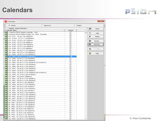 © Psion Confidential
psion.com | ingenuityworking.com
Calendars
 