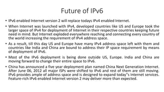 A very good introduction to IPv6